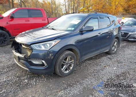 2017 Hyundai Santa Fe Sport 2.4L from USA, damaged, VIN 5NMZUDLB2HH028717